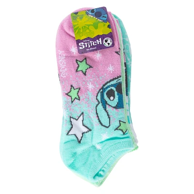 5-pack Lilo & Stitch ladies low cut socks