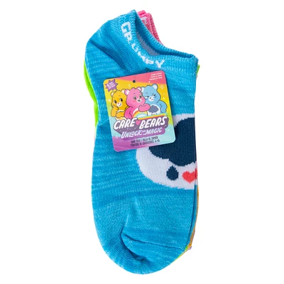 5-pack care bears™ ladies low cut socks