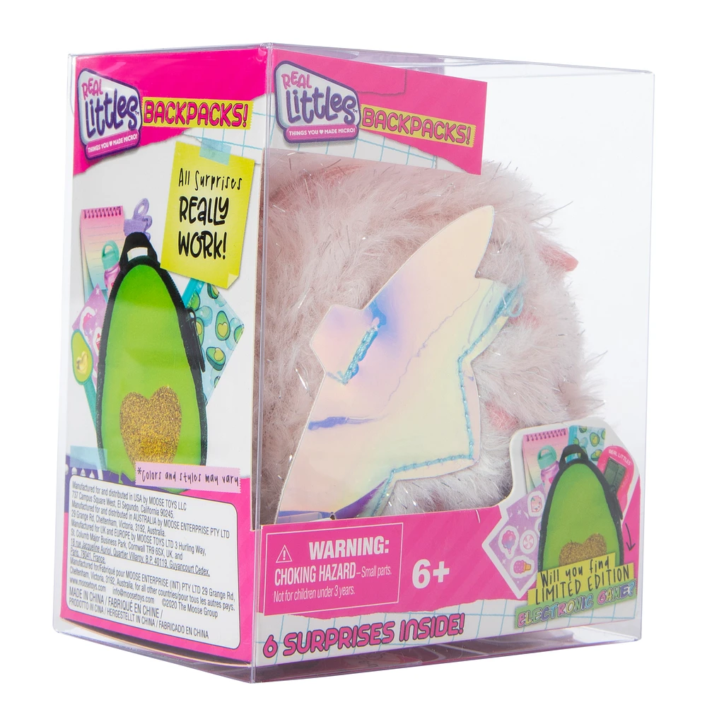 real littles™ backpack 7-piece blind bag