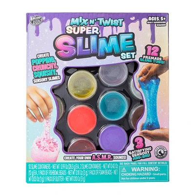 mix n' twist super slime set 12-count