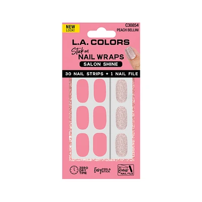 l.a. colors® salon effects nail wraps 30-count
