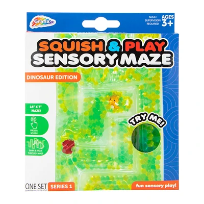squish & play series 1 sensory maze 14in x 7in