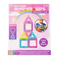 glitter magnebuilds magnetic building blocks 12-pieces