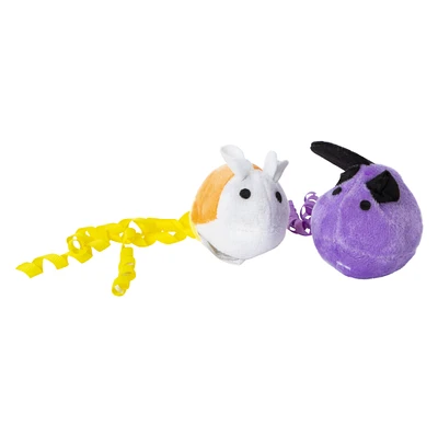 2-pack halloween cat toys