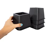 bed risers 4-pack