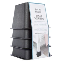 bed risers 4-pack