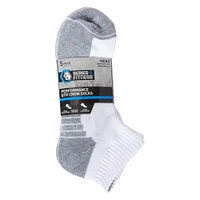 5-pack series 8 fitness™ mens performance quarter crew socks