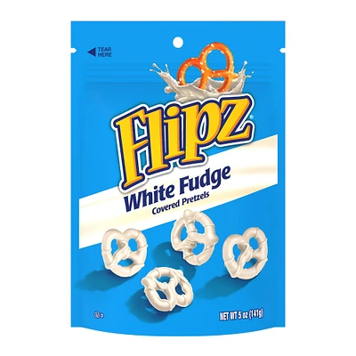 flipz® white fudge covered pretzels 5oz