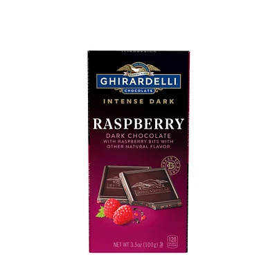 ghiradelli® intense dark raspberry dark chocolate bar 3.5oz