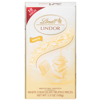 lindt® lindor white chocolate truffle bar 3.5oz