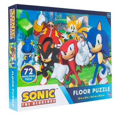 sonic the hedgehog™ floor jigsaw puzzle 72-pieces