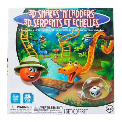 3D snakes & ladders™ family board game