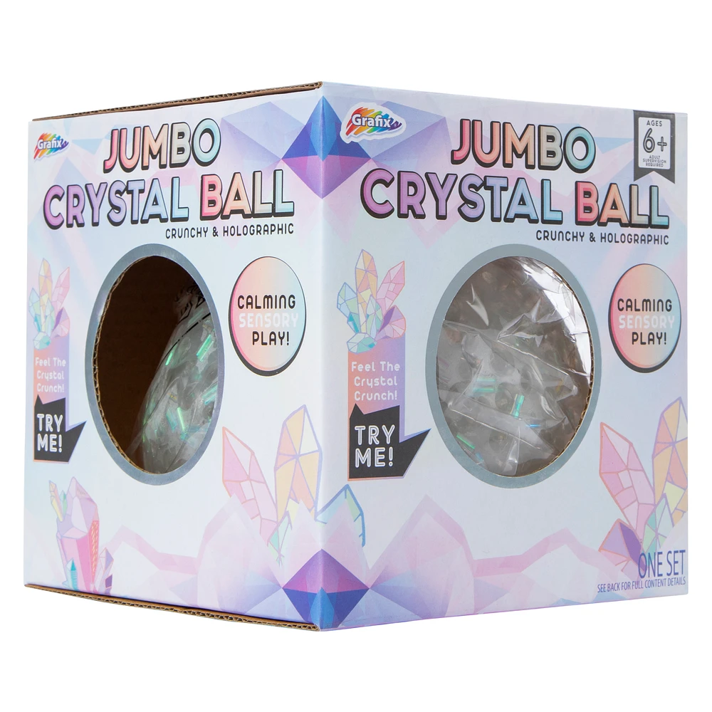 grafix® jumbo crystal ball sensory fidget toy