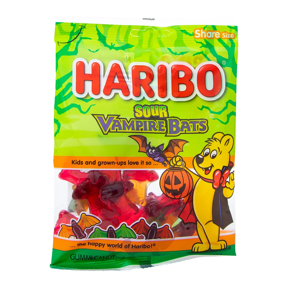 haribo® halloween sour gummi vampire bats 4oz