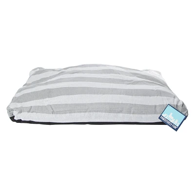 striped gusset pet bed 30in x 20in