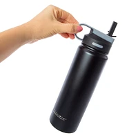 Hydrofit™ Stainless Steel Sport Water Bottle With Straw 32oz