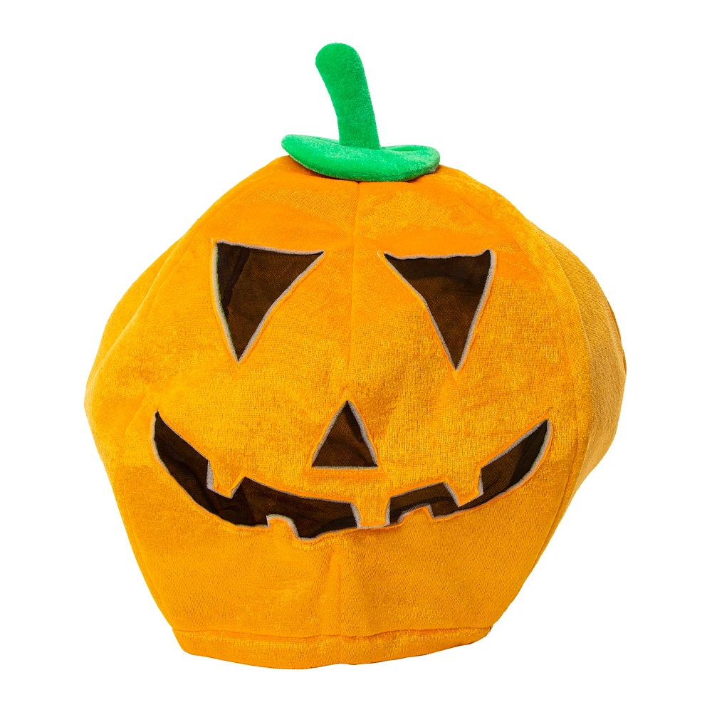 halloween pumpkin plush mascot mask