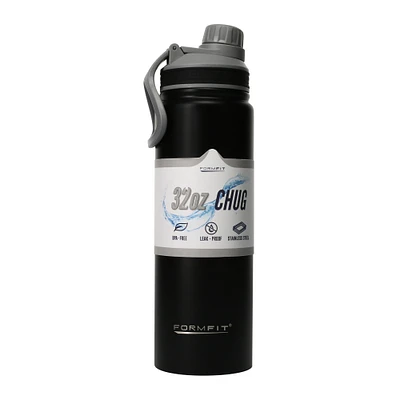 Formfit® Chug Stainless Steel Water Bottle 32oz