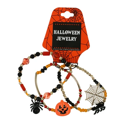 3-piece halloween bracelets