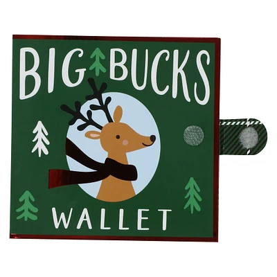 holiday money wallet 4.2in x 3.7in