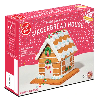 build your own gingerbread house kit