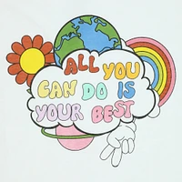 'all you can do is your best' graphic tee