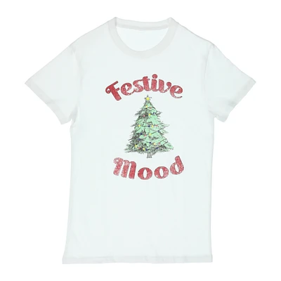 festive mood' graphic tee