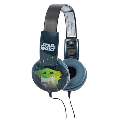 the mandalorian grogu™ kid-safe headphones w/ in-line mic