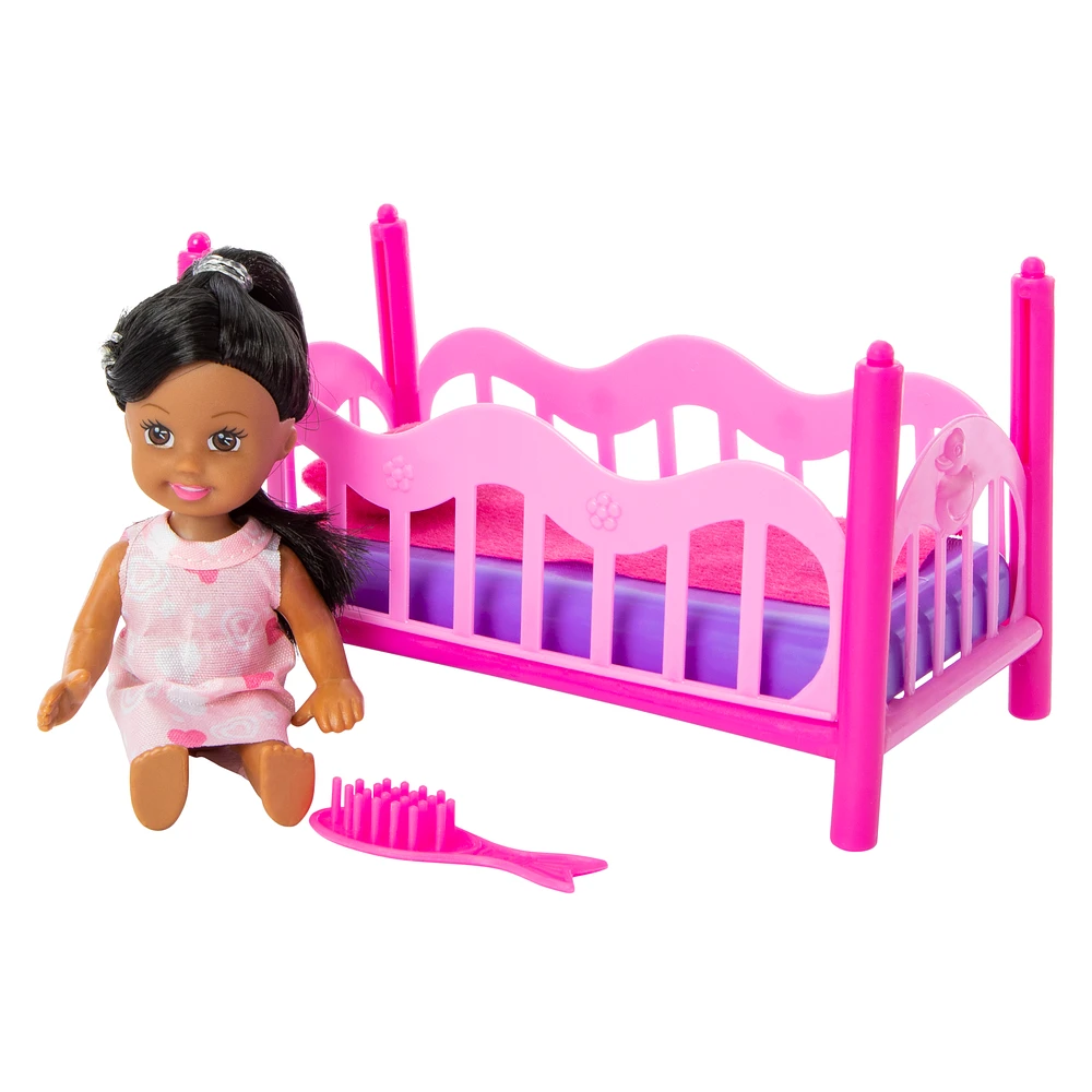 sophie sixteen slumber party doll & bedroom play set