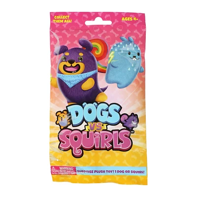 dogs vs squirls™ surprise plush toy blind bag