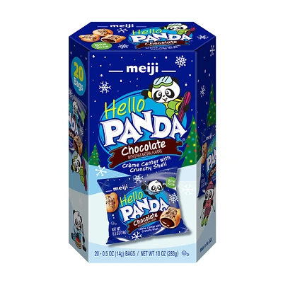 meiji® hello panda chocolate creme filled holiday cookies 20-bags