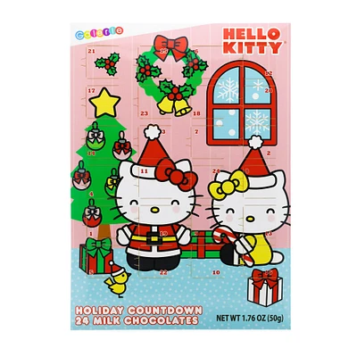 hello kitty® milk chocolate holiday countdown calendar