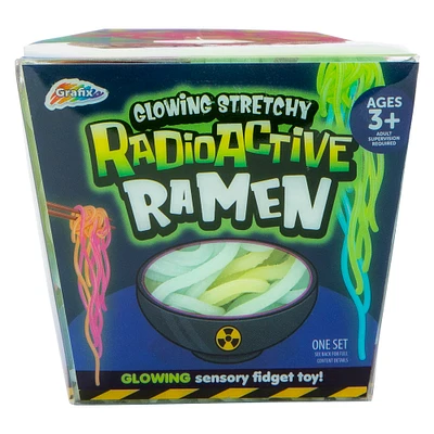 radioactive ramen glowing sensory fidget toy