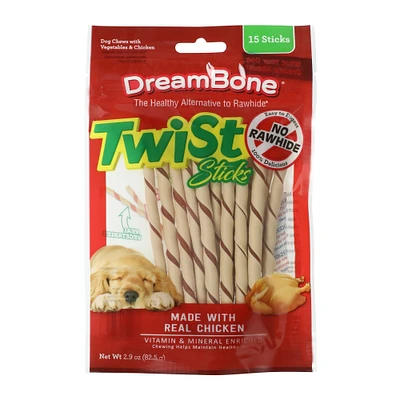 dreambone® twist sticks dog chews 2.9oz