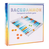 backgammon: transparent aesthetic game