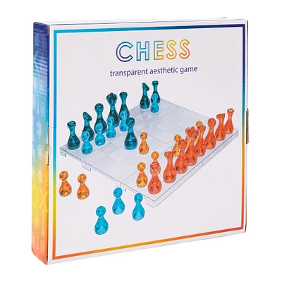 chess: transparent aesthetic game