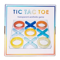 tic tac toe: transparent aesthetic game