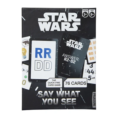 Star Wars say what you see card game 76-cards