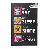 ‘’eat sleep anime repeat’ jigsaw puzzle 250-pieces