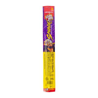 slim jim® savage™ size original smoked snack stick 3oz