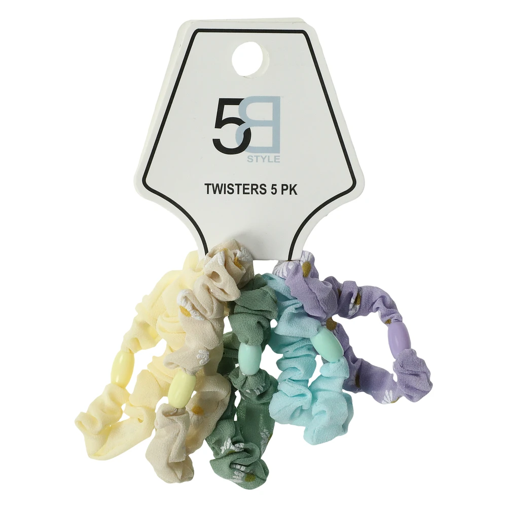 mini scrunchies 5-pack