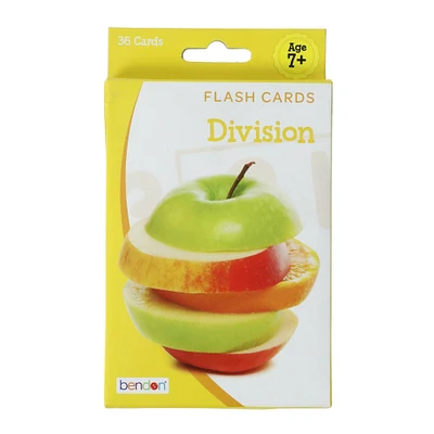 division flash cards 36-count