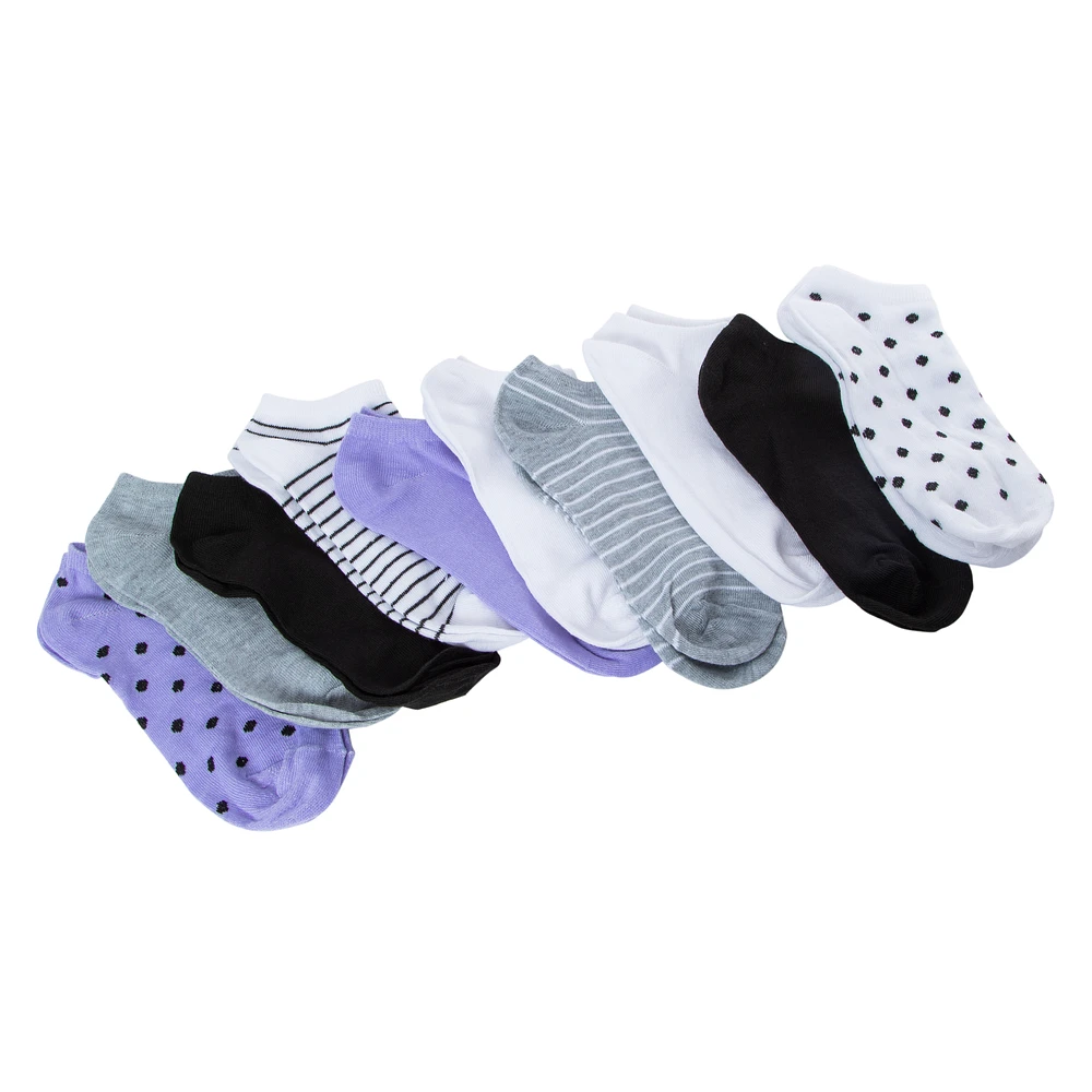 10-pack ladies low-cut socks