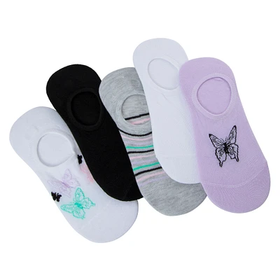 5-pack ladies no-show sneaker socks