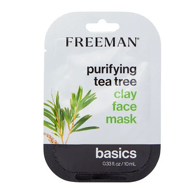 freeman® basics purifying tea tree clay face mask 0.33oz