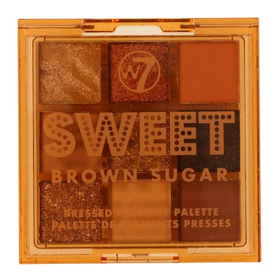 w7® sweet brown sugar pressed pigment palette