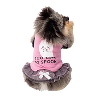 halloween dog t-shirt with tutu