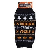 halloween pet sweater