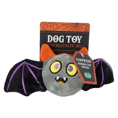 halloween squeaker 2-in-1 dog toy