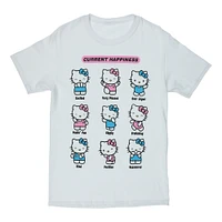 hello kitty® mood chart graphic tee